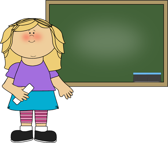 Cartoon Childat Chalkboard PNG Image