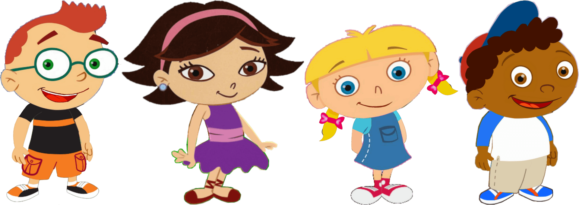 Cartoon Children Characters PNG Image