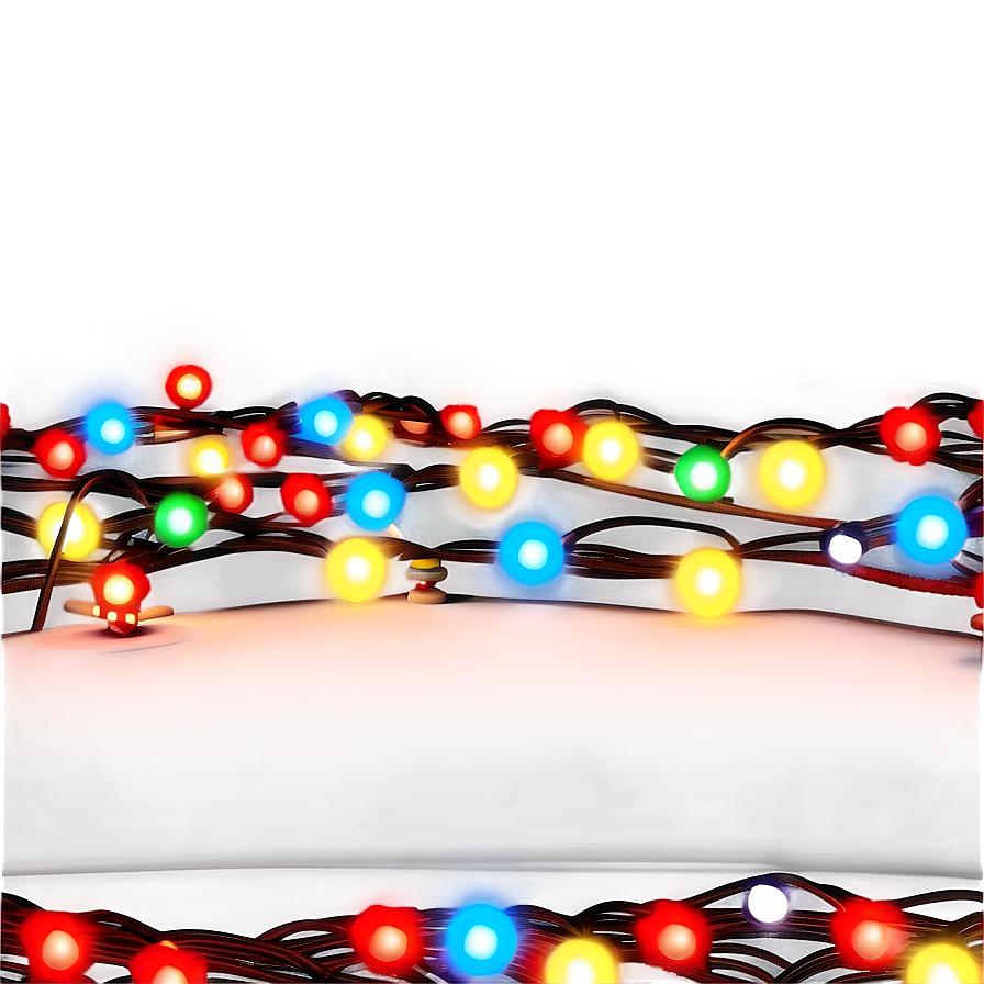 Cartoon Christmas Lights Path Png Phl79 PNG Image