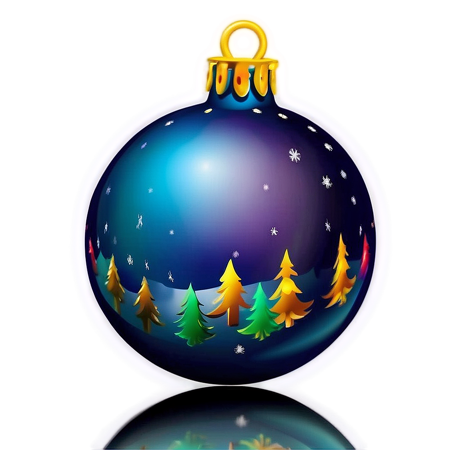 Cartoon Christmas Ornaments Png Tbq PNG Image