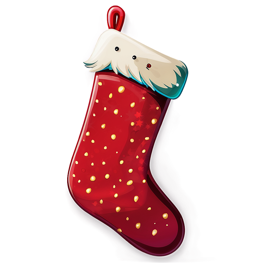 Cartoon Christmas Stocking Png Hfn57 PNG Image