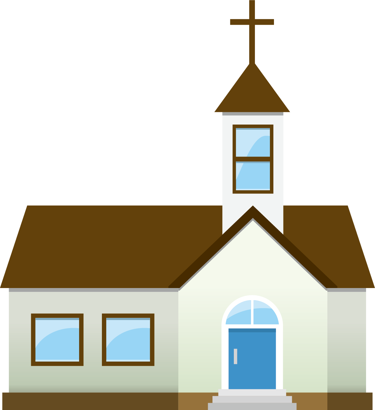 Cartoon Church Vector Illustration PNG Image