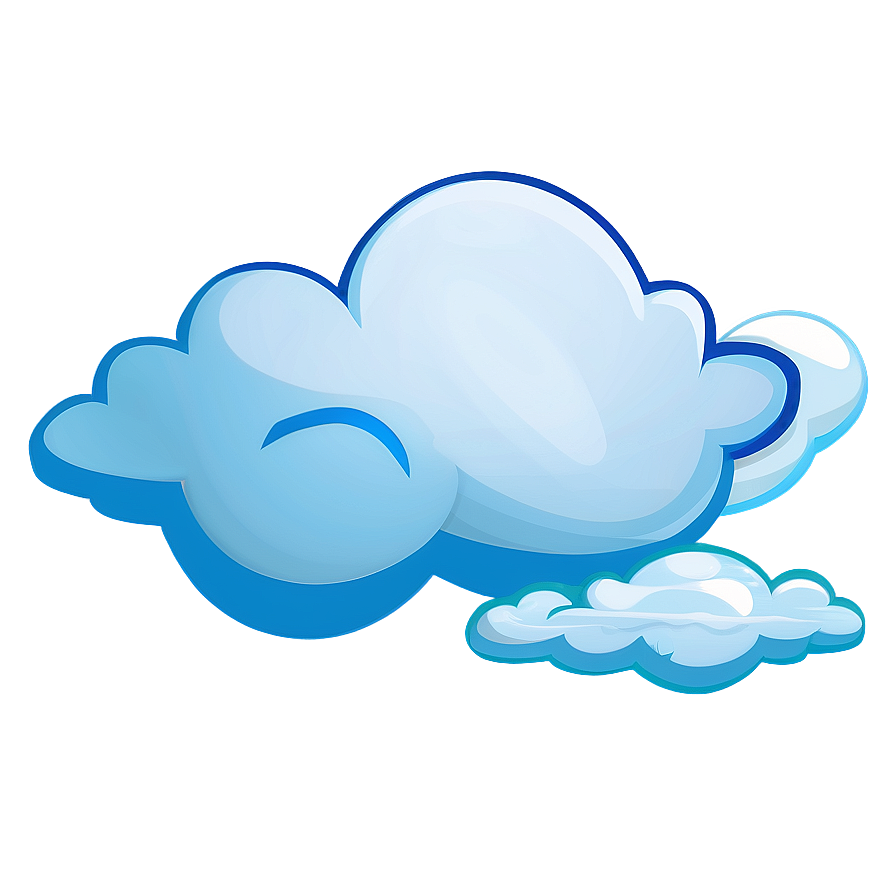 Cartoon Cloud Clipart Png 05252024 PNG Image