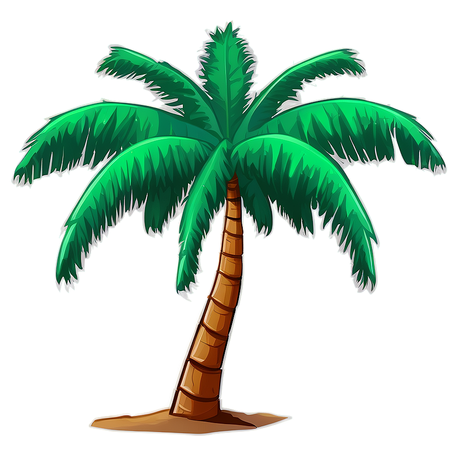 Cartoon Coconut Tree Png Nxf46 PNG Image