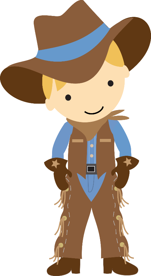 Cartoon Cowboy Character PNG Image