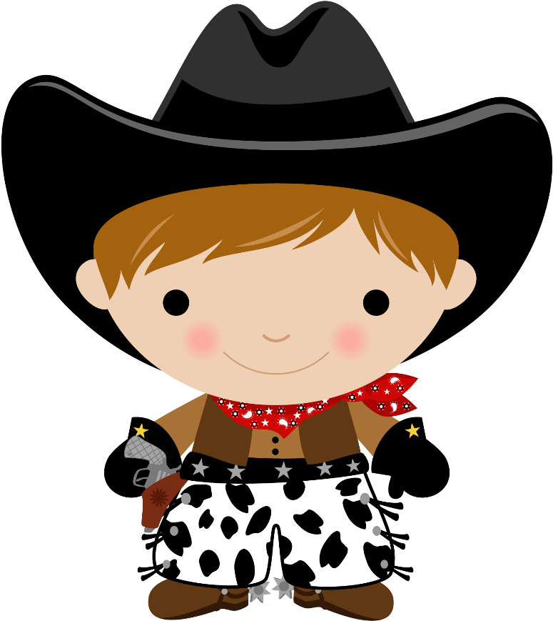 Cartoon Cowboy Character.png PNG Image