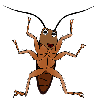 Cartoon Cricket Character PNG Image