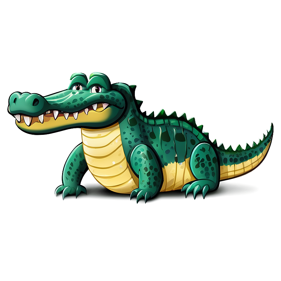 Cartoon Crocodile Png 06112024 PNG Image