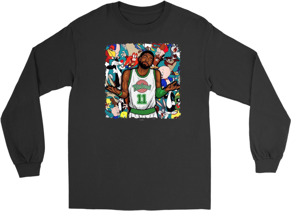 Cartoon Crossover Basketball Sweatshirt PNG Image