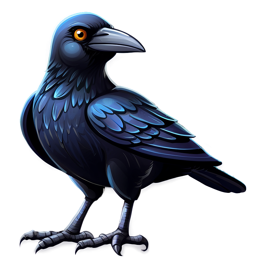 Cartoon Crow Png Hhq9 PNG Image