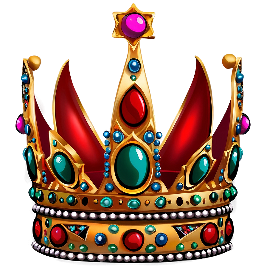 Cartoon Crown A PNG Image