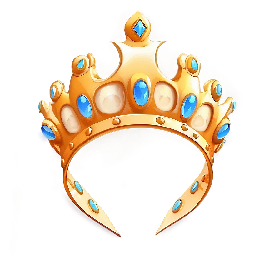 Cartoon Crown For Monarch Png 40 PNG Image