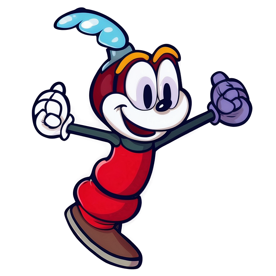 Cartoon Cuphead Action Png 05212024 PNG Image