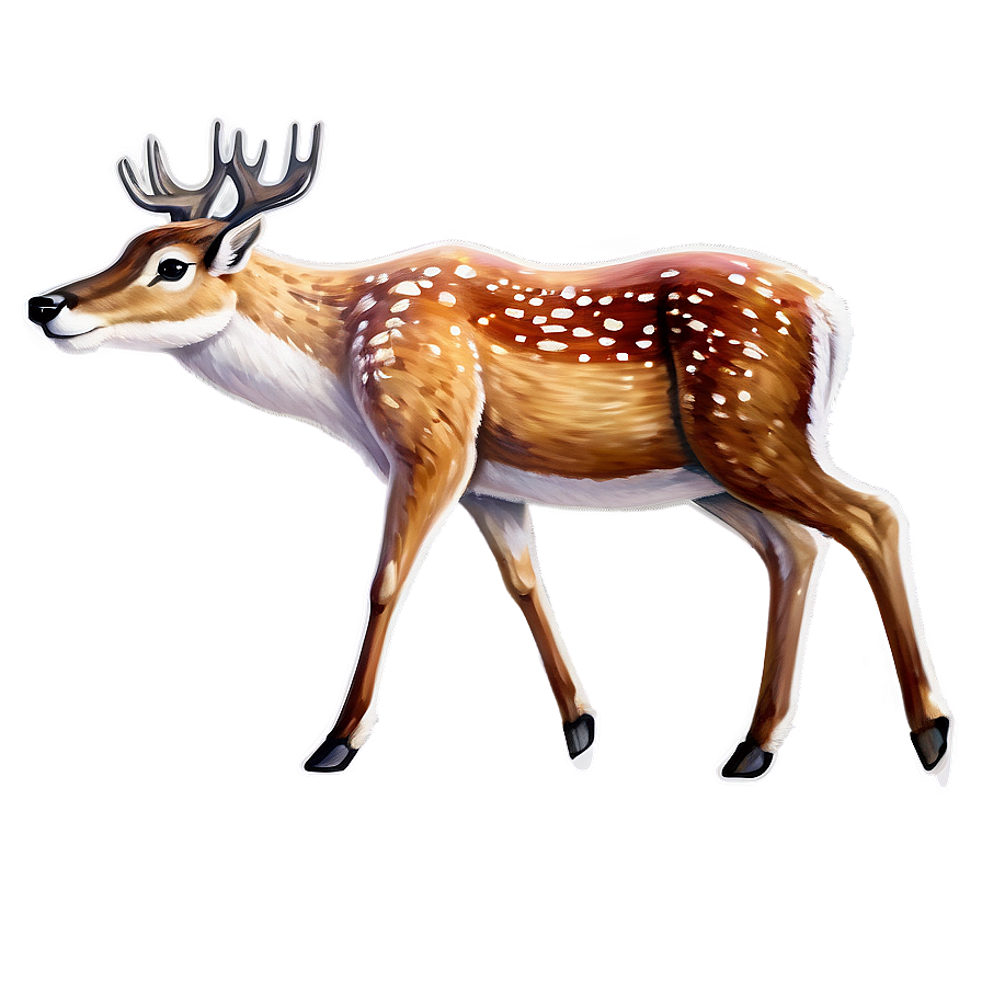 Cartoon Deer Character Png Fuh PNG Image