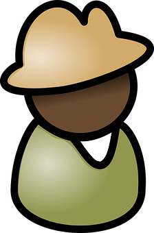 Cartoon Detective Icon PNG Image