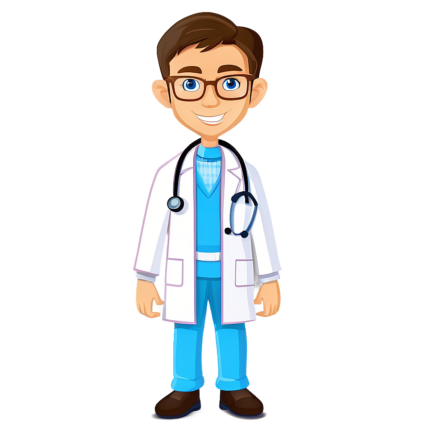 Cartoon Doctor Character Png Hcr PNG Image