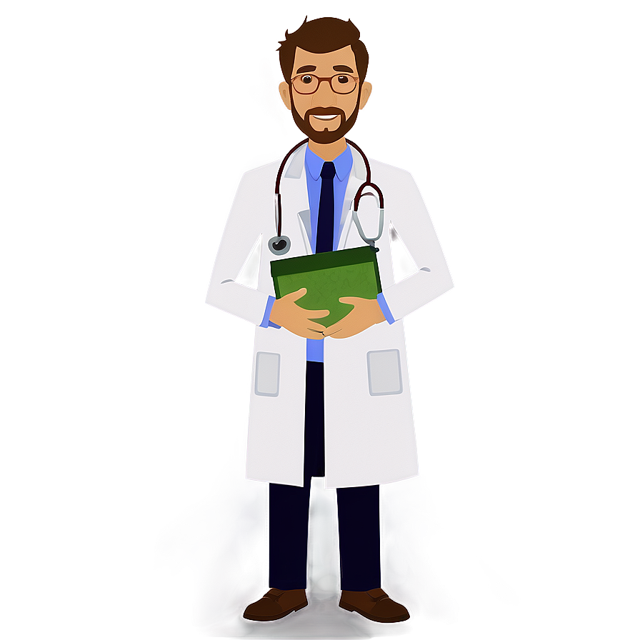 Cartoon Doctor With Medical Bag Png Rgf12 PNG Image