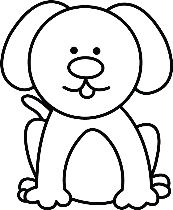 Cartoon Dog Drawing PNG Image