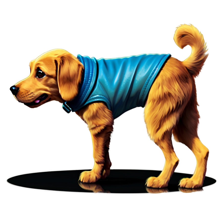 Cartoon Dog Walking Png Dme PNG Image