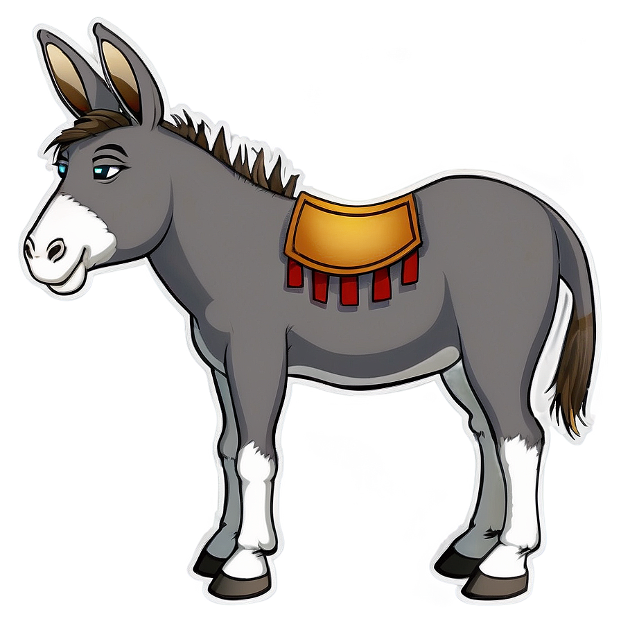 Cartoon Donkey Png 05232024 PNG Image