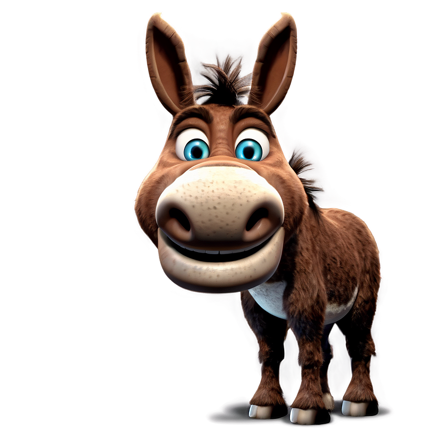 Cartoon Donkey Png Hsi PNG Image