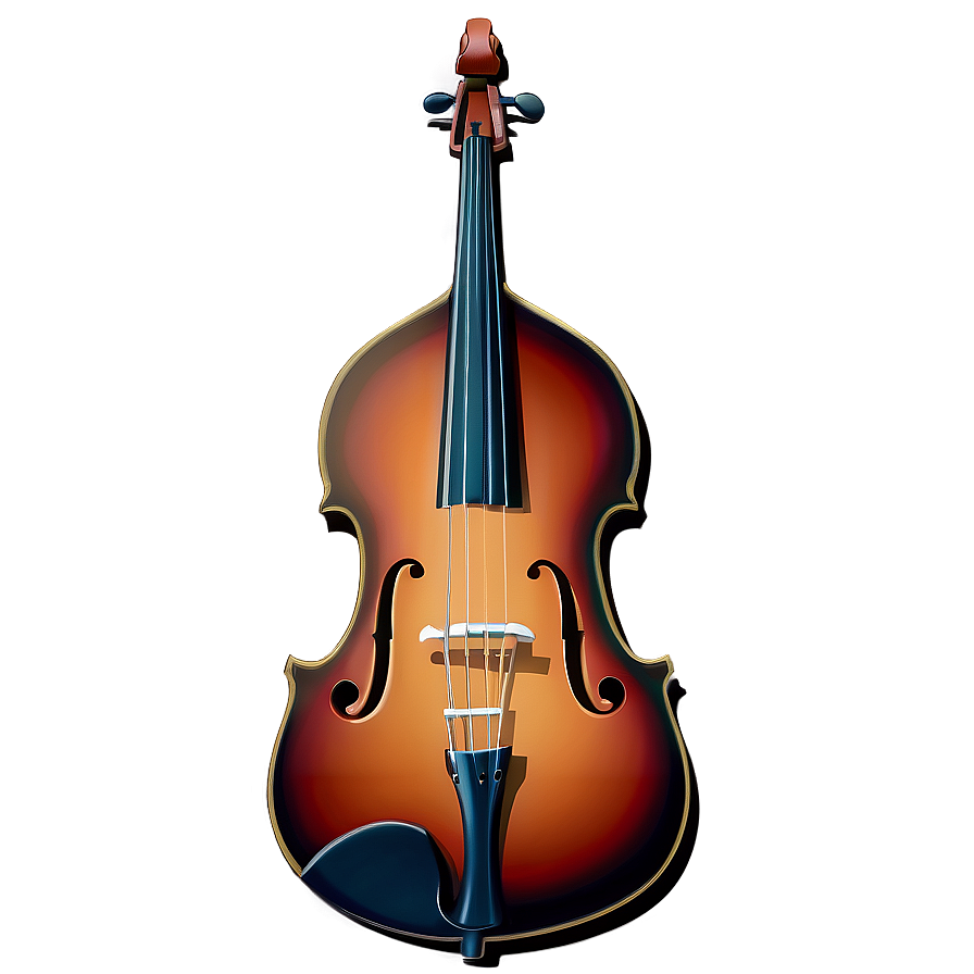 Cartoon Double Bass Png 3 PNG Image