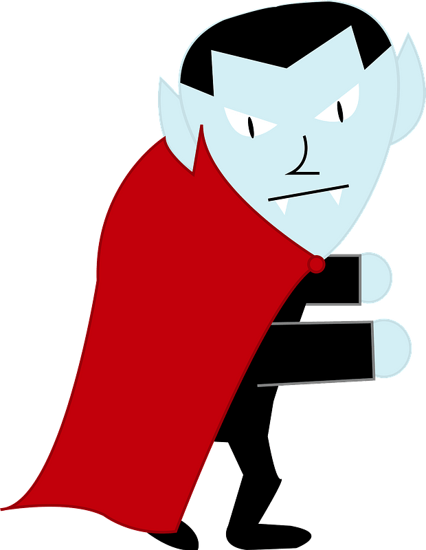 Cartoon Dracula Character.png PNG Image