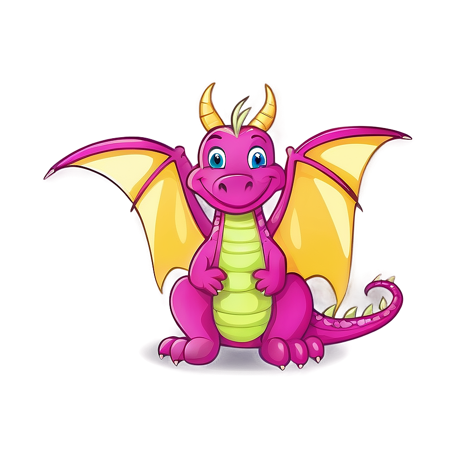 Cartoon Dragon Clipart Png Sdw44 PNG Image