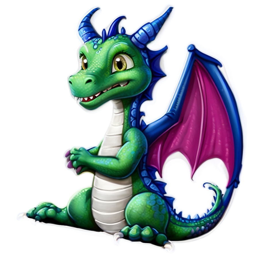 Cartoon Dragons Png 05062024 PNG Image