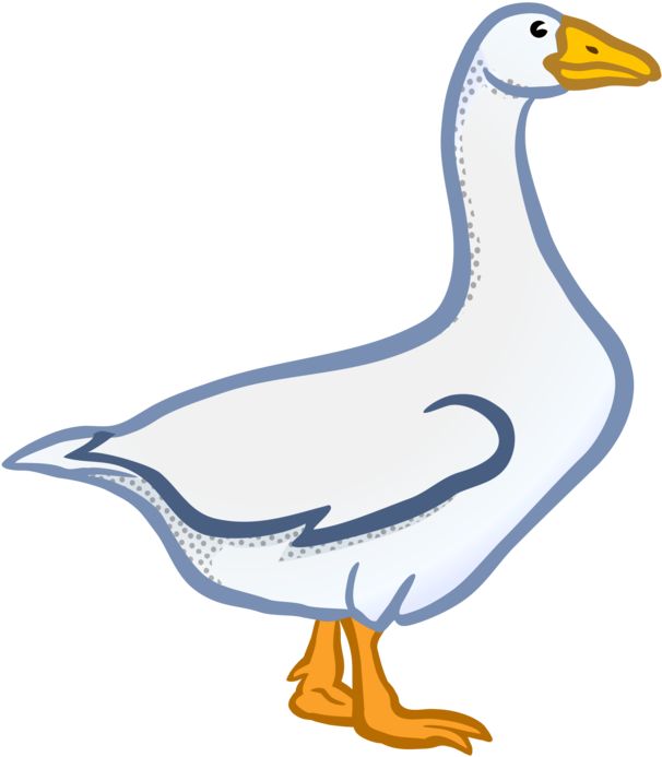 Cartoon Duck Illustration PNG Image