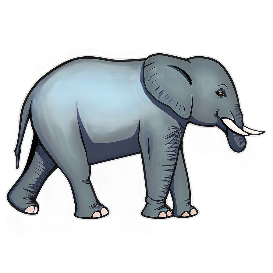 Cartoon Elephant And Baby Png Jop20 PNG Image