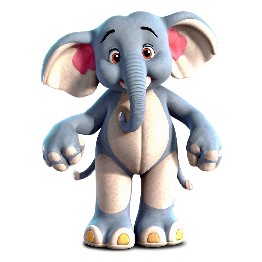 Cartoon Elephant Character Png Oiy PNG Image