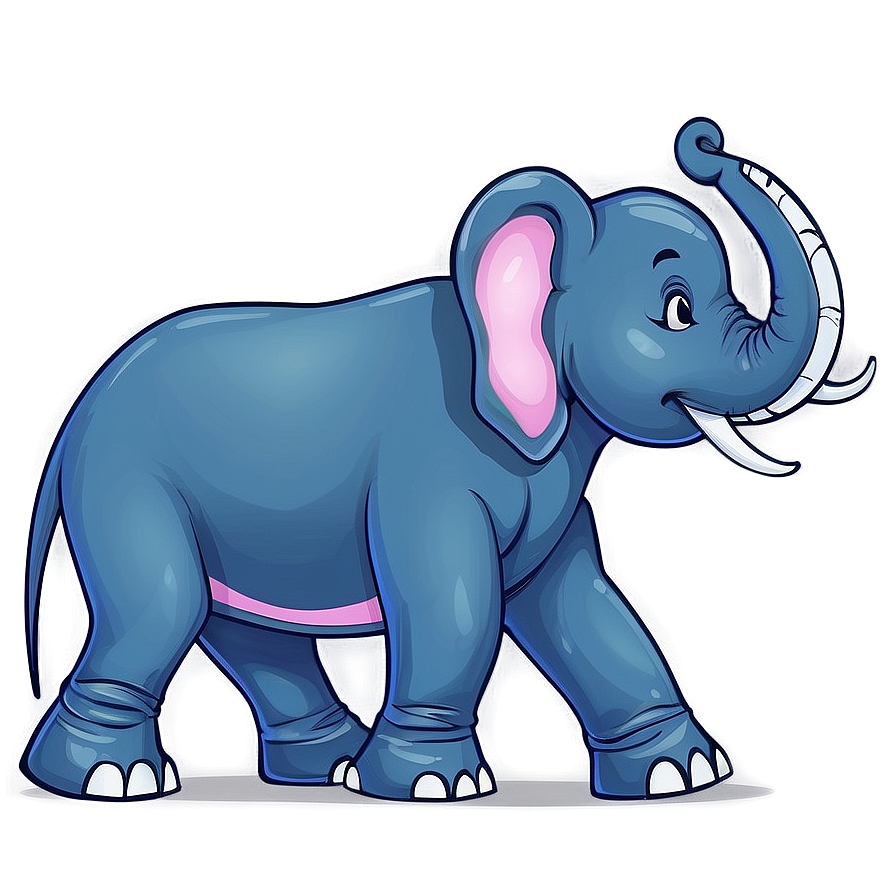 Cartoon Elephant Clipart Png 06272024 PNG Image