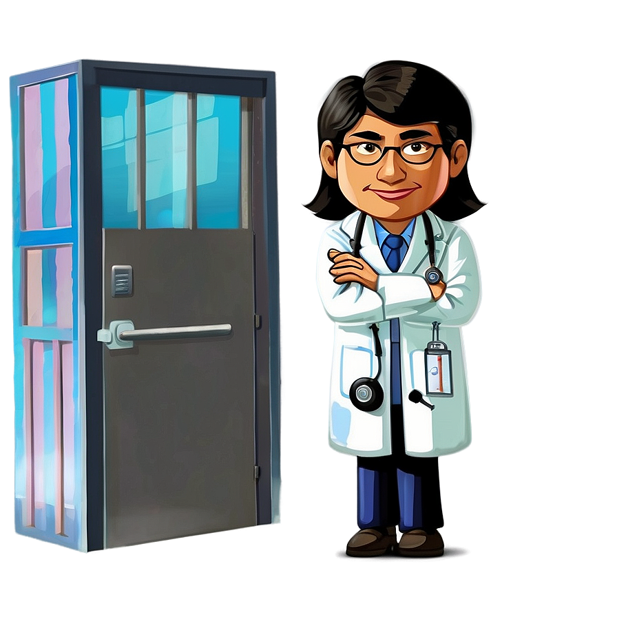 Cartoon Emergency Doctor Png Fsx PNG Image