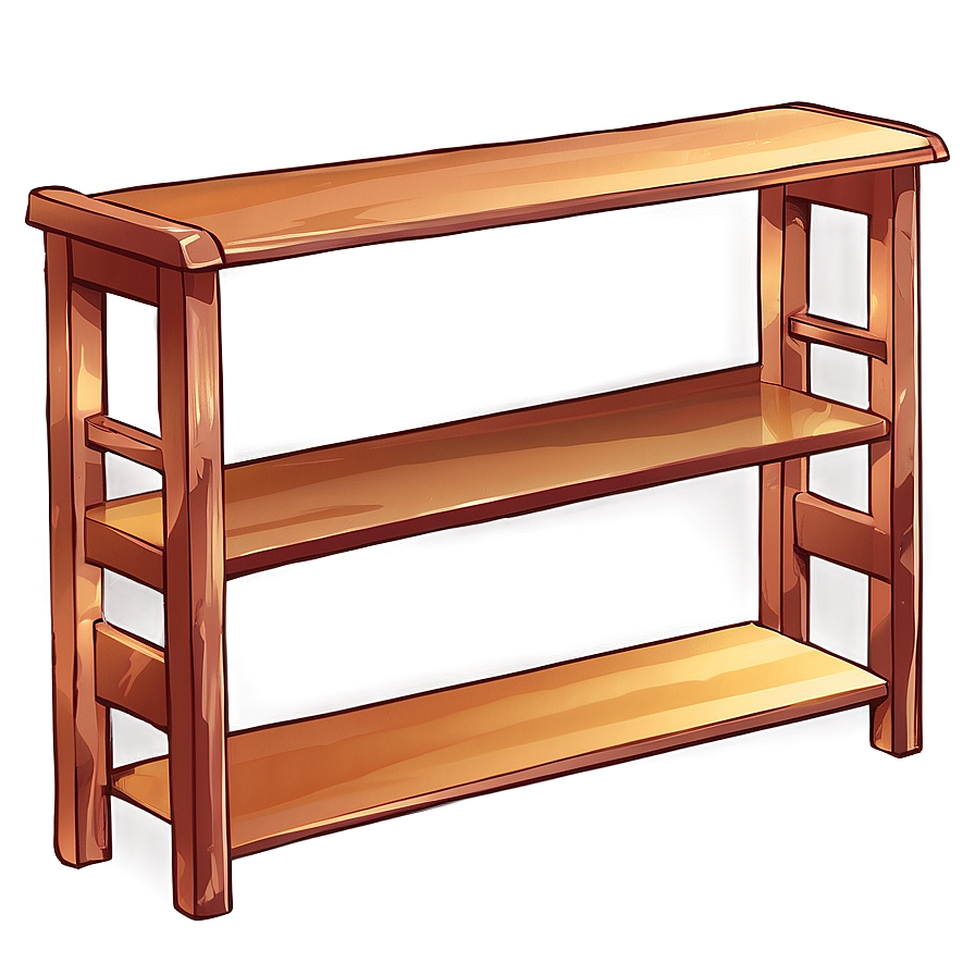 Cartoon Empty Bookshelf Png Yeg PNG Image