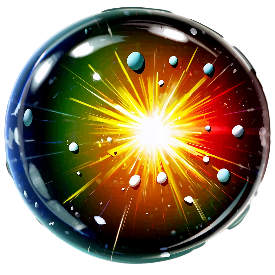 Cartoon Explosion Bubble Png Ruw PNG Image