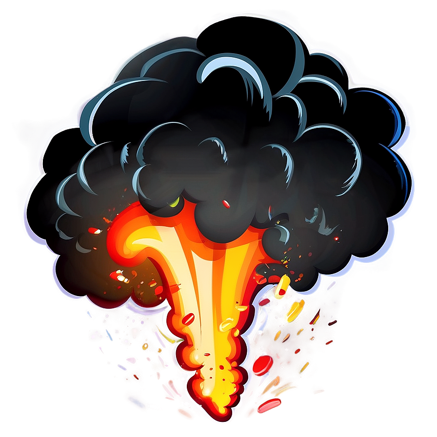 Cartoon Explosion Clipart Png 06212024 PNG Image