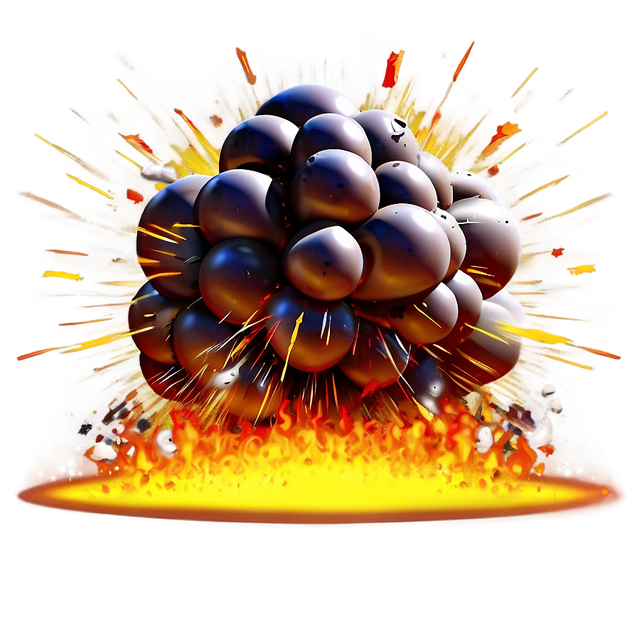 Cartoon Explosion Clipart Png 96 PNG Image