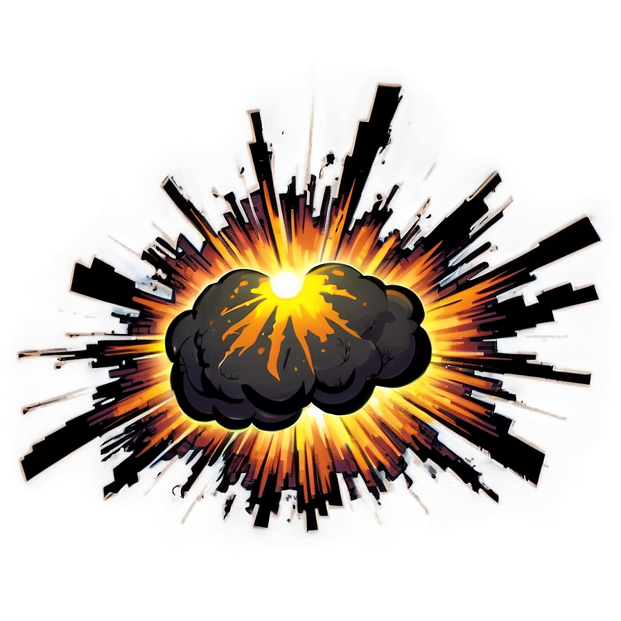 Cartoon Explosion Shockwave Png 06212024 PNG Image