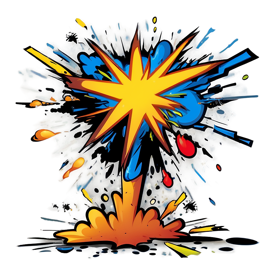 Cartoon Explosion Vector Png Beg PNG Image