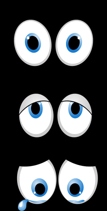 Cartoon Eye Expressions.jpg PNG Image