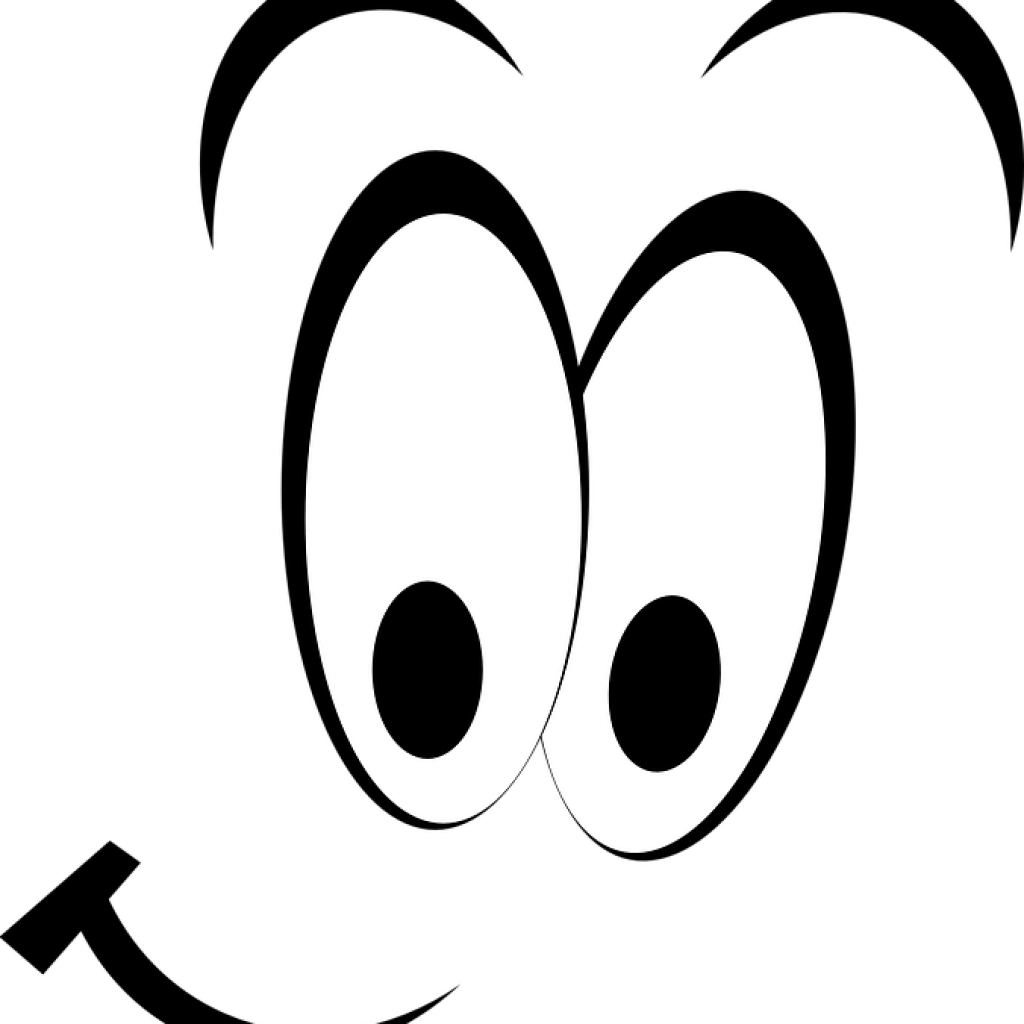 Cartoon Eyes Clipart PNG Image