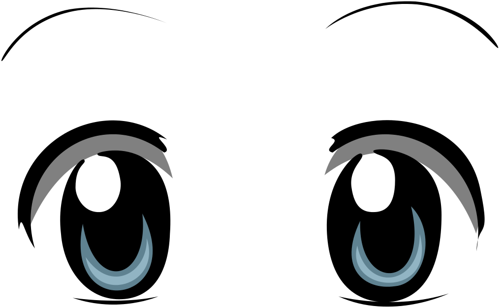 Cartoon Eyes Vector Illustration PNG Image