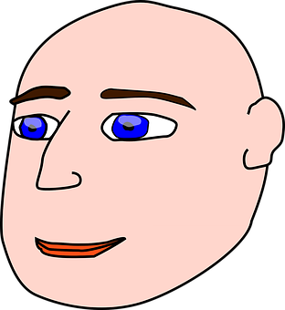 Cartoon Face Profile View PNG Image