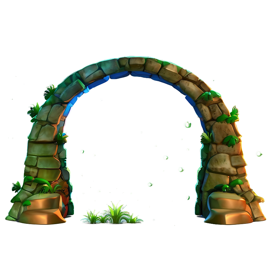 Cartoon Fairy Tale Arch Png 06122024 PNG Image