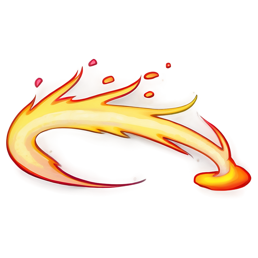 Cartoon Fire A PNG Image