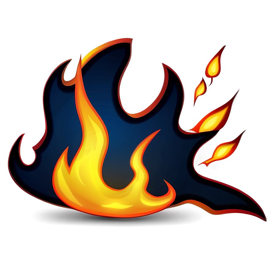 Cartoon Fire Background Png Fxh PNG Image