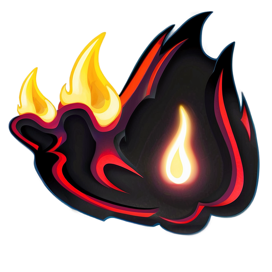 Cartoon Fire Flame Png Nev62 PNG Image