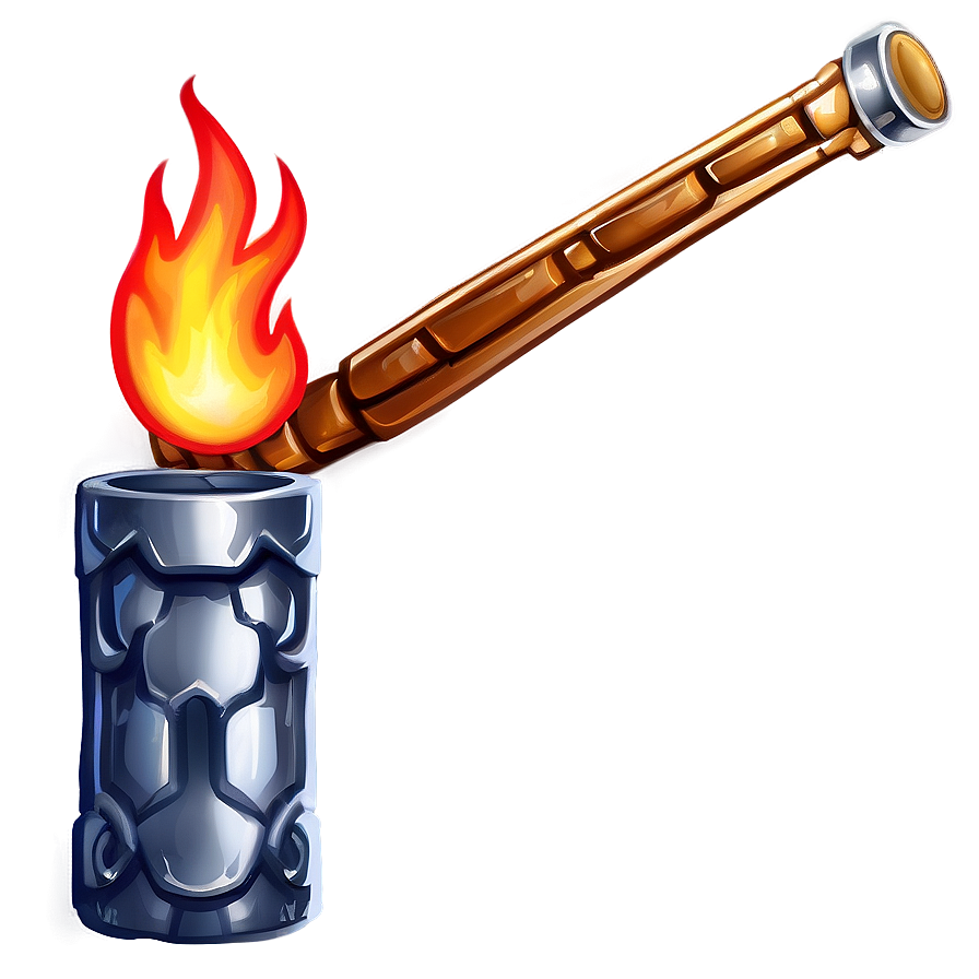 Cartoon Fire Torch Png 62 PNG Image