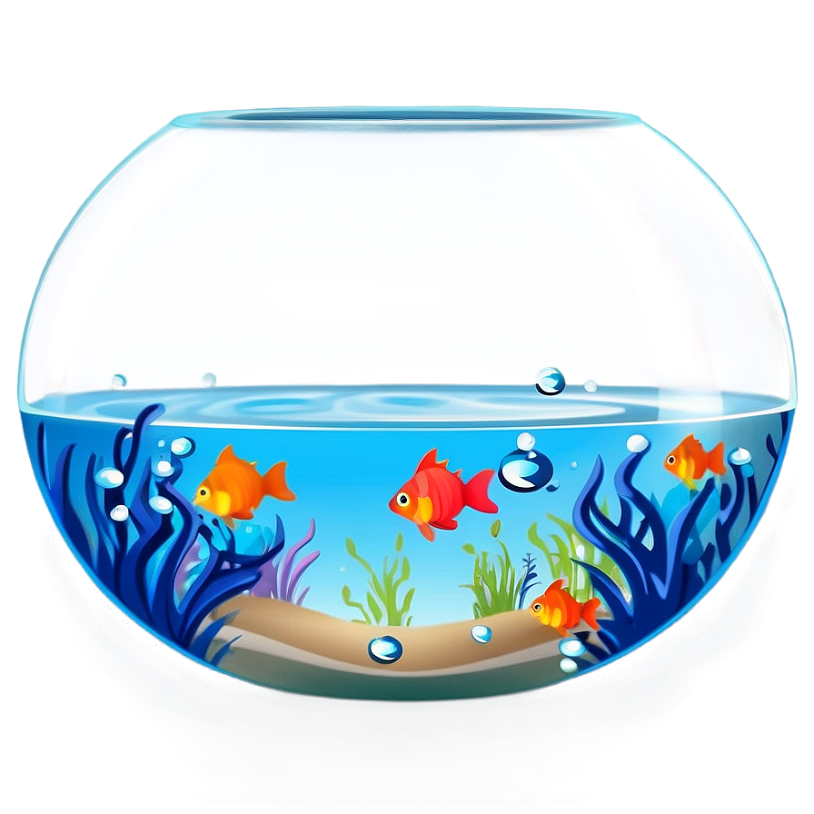 Cartoon Fishbowl Png 06212024 PNG Image